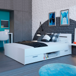 Cama Michigan C/ Gavetões 190x140cm