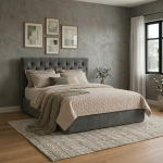 Cama Estofada Romântica - Image 2