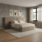 Cama Estofada Esmeralda Alongada - Image 2