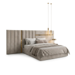 Cama Estofada Eclipse Alongada